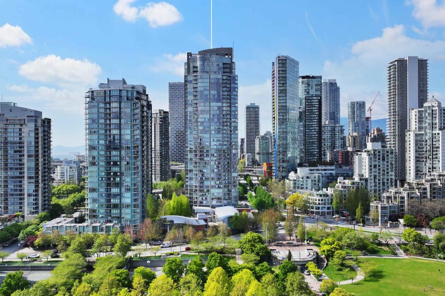 West One tower at 1408 Strathmore Mews beside David Lam Park in Yaletown, Vancouver